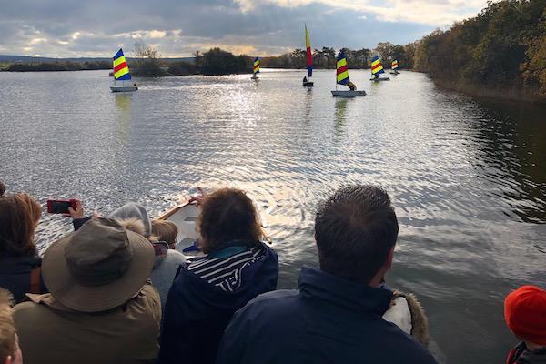 RNLI race underway with only a little bit of cheating 