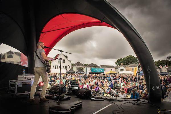 New Forest Cottages Music Stage at the Lymington Seafood Festival