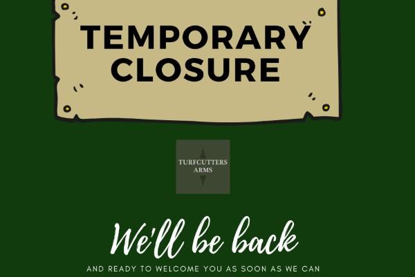 turfcutters temporary closure 