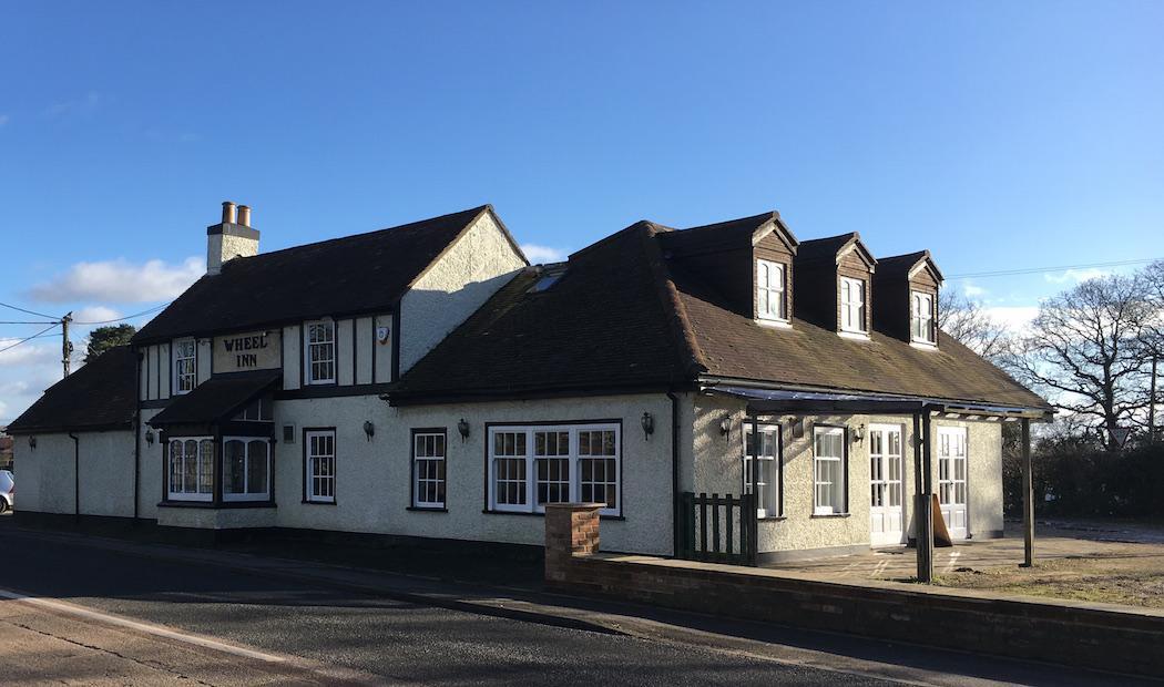 The Wheel Inn in Bowling Green near Lymington on the edge of the New Forest National Park