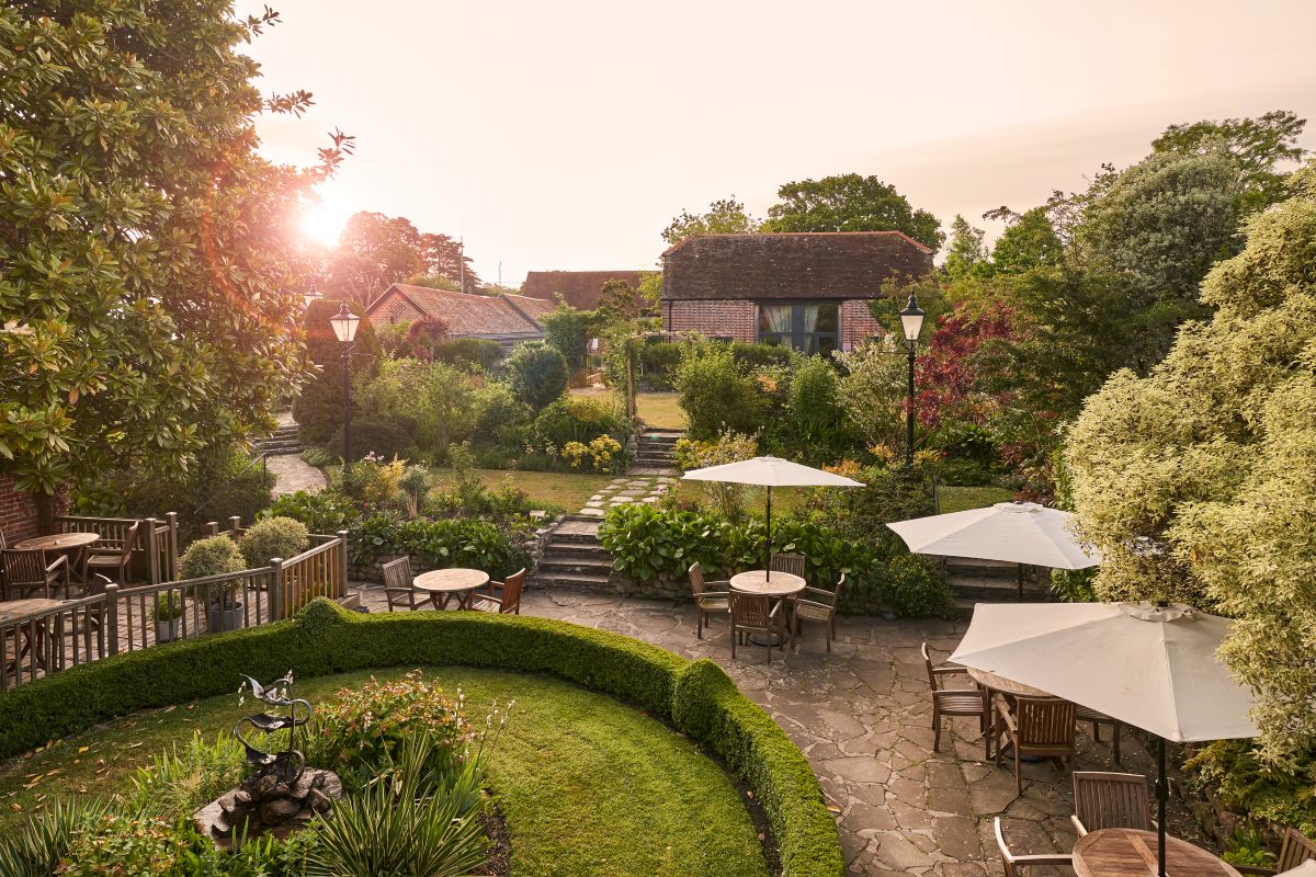 Montagu Arms Hotel garden