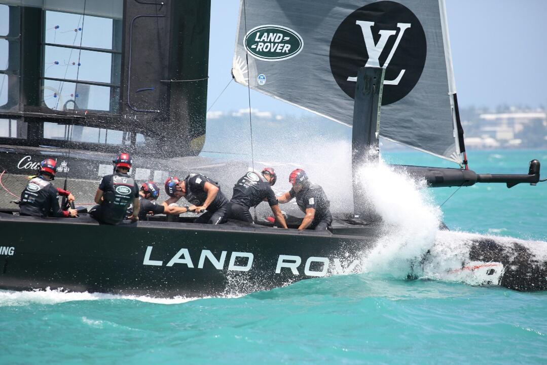 Good Luck Land Rover BAR from your supporters in Lymington