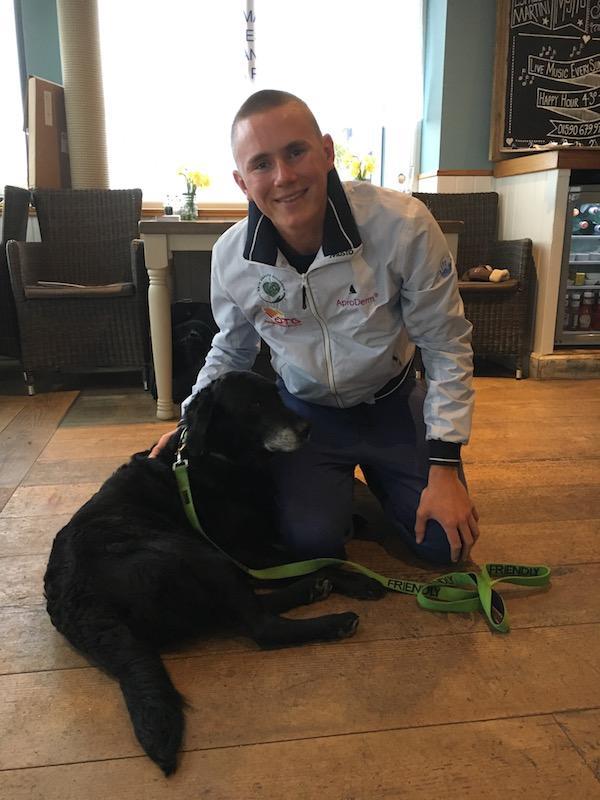 Photo: Tanya Baddeley Jude and his dog