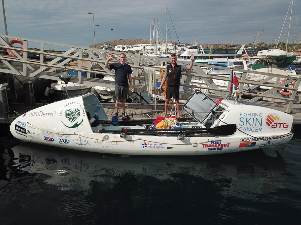 Lymington's Ocean Brothers start their transatlantic row