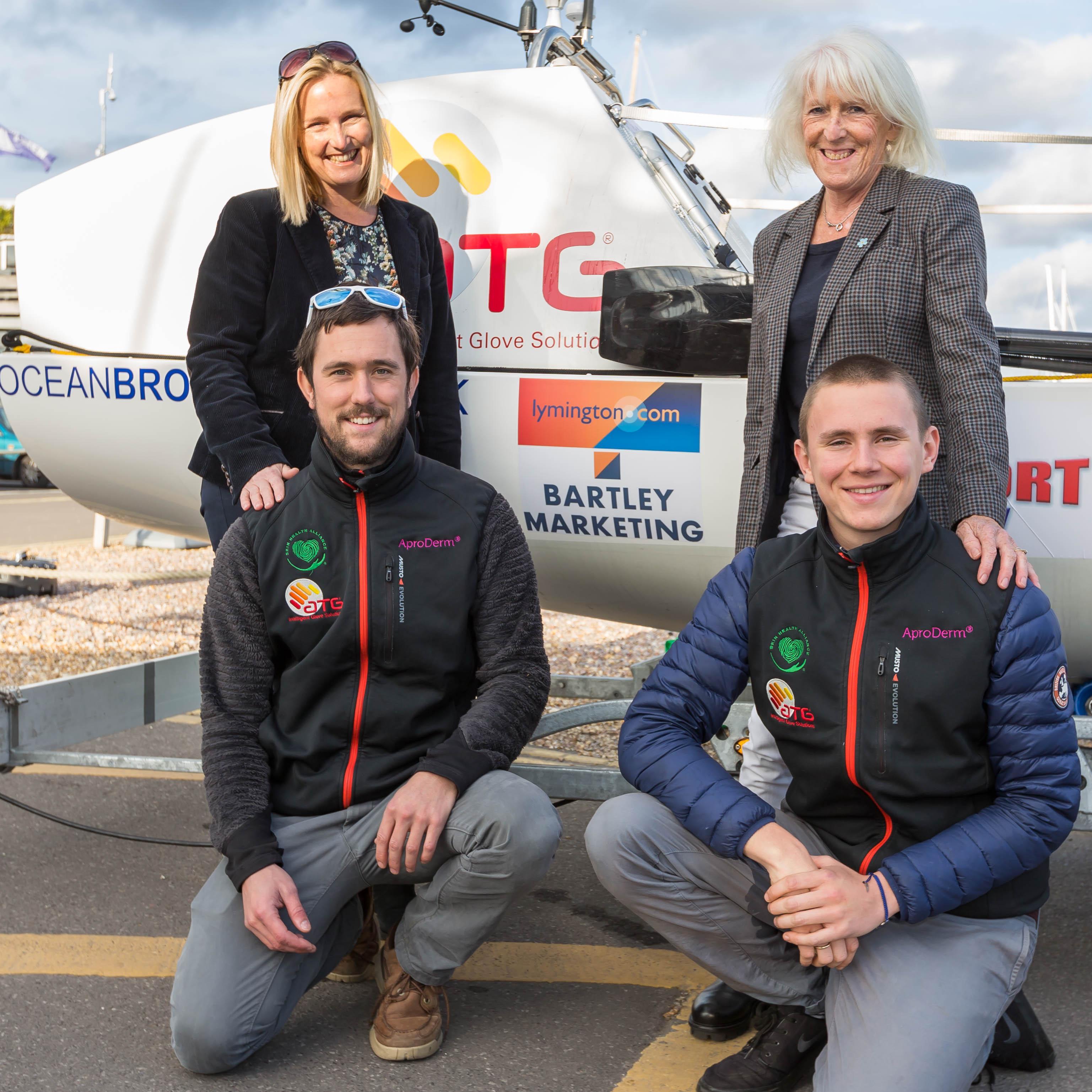 Bartley Marketing are managing the Ocean Brothers' social media whilst they are at sea