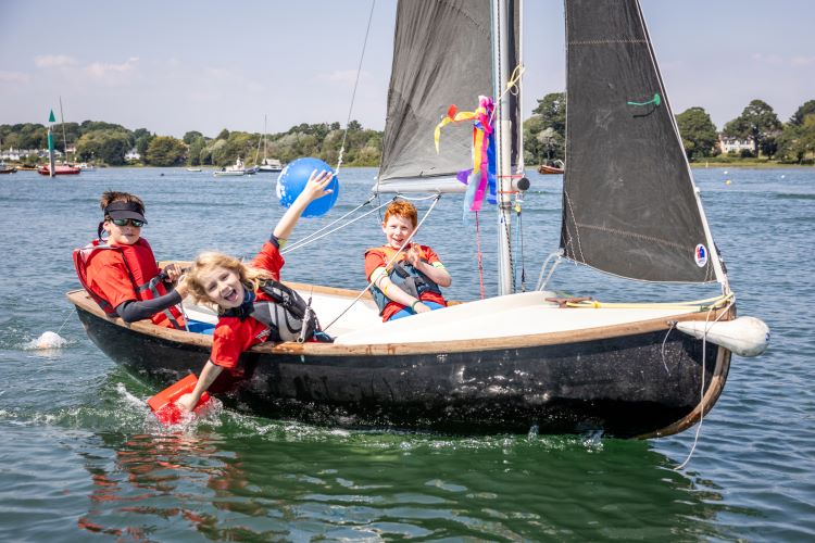 Wednesday Junior Sailing members 