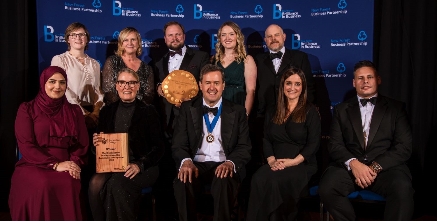 The Scott Bailey team at the Brilliance in Business Awards Night 2023 photo credit Dave Dodge Photography