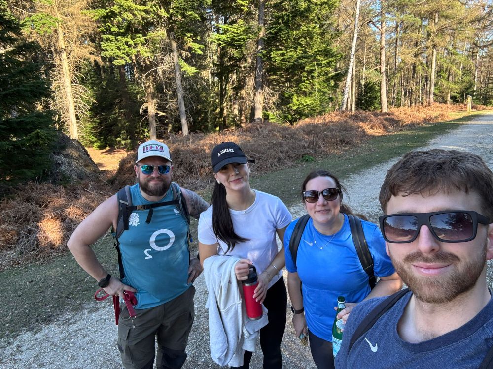 Scott Bailey colleagues training in the New Forest