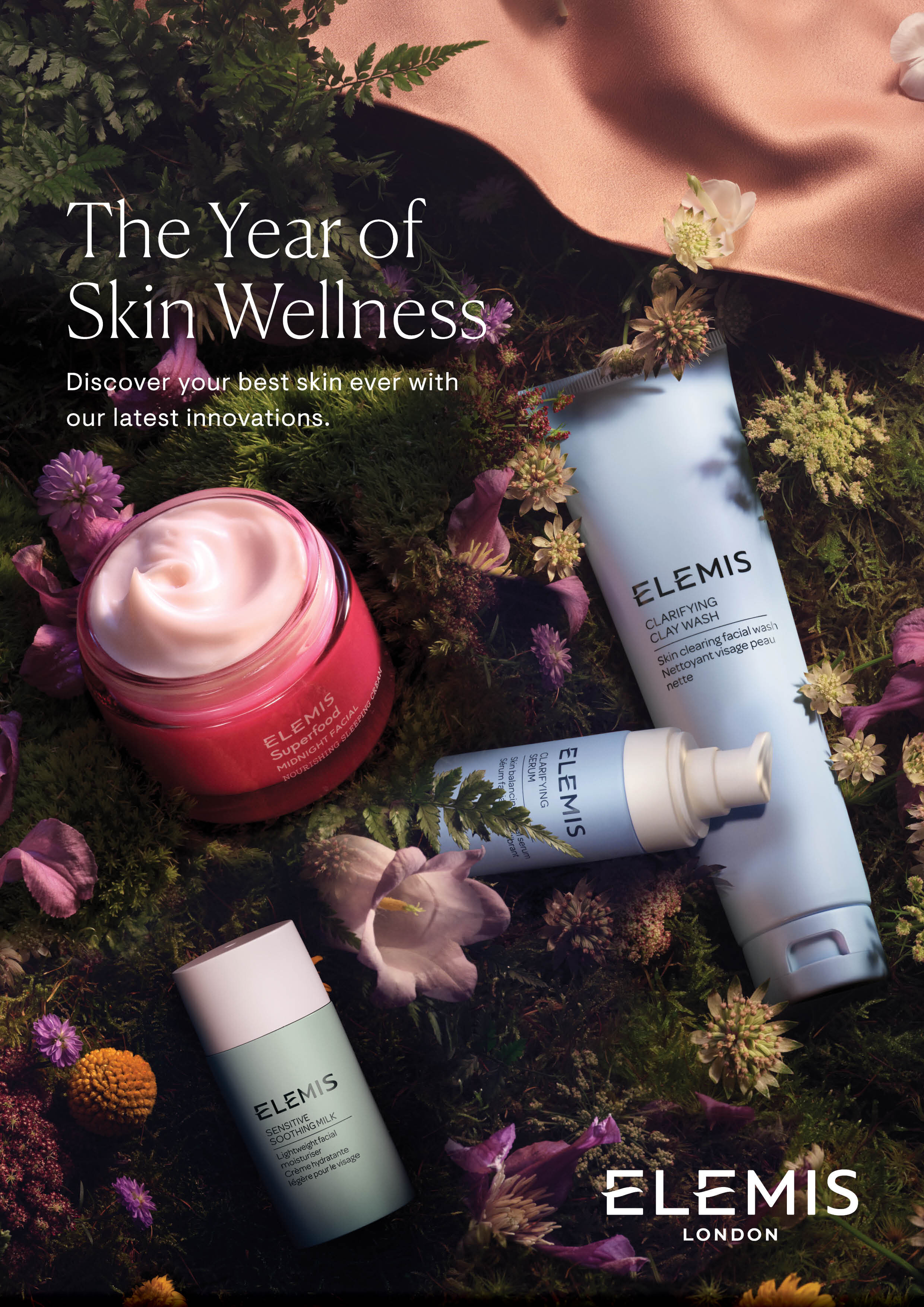 the year of skin wellness a4 poster