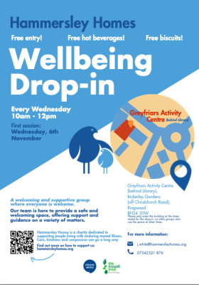 FREE Wellbeing Drop In Sessions