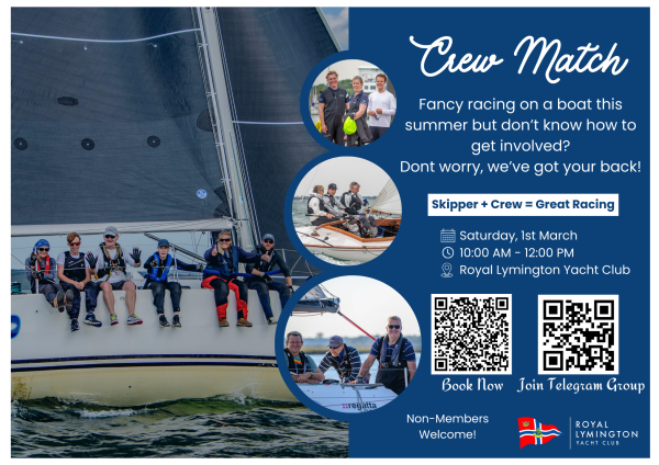 CREW MATCH: Royal Lymington Yacht Club