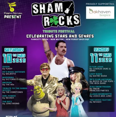 Sham Rocks Tribute Festival in support of Oakhaven