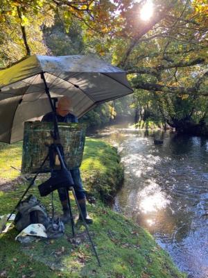 working by Lymington River