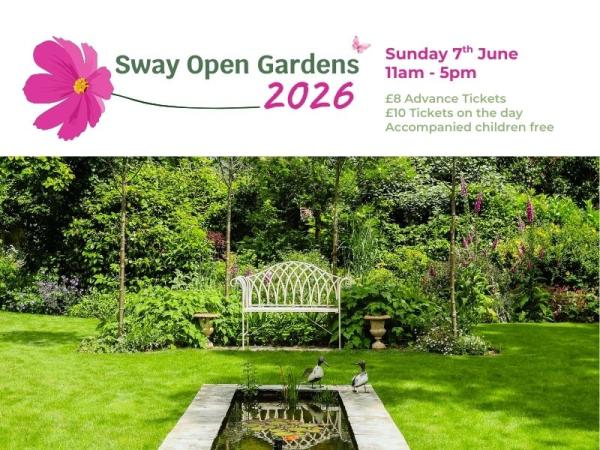 Sway Open Gardens Raising Funds for Oakhaven Hospice
