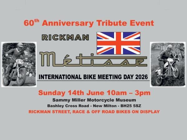 The Annual Rickman International Bike Meeting Day - in support of Oakhaven Hospice