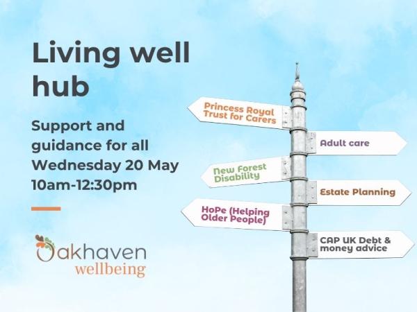 Living Well Hub at the Coates Centre - May