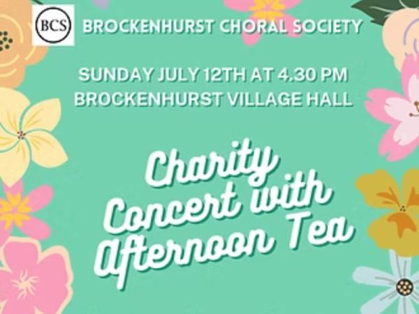 Brockenhurst Choral Society Concert of Light Music & Afternoon Tea - raising funds for Oakhaven Hospice