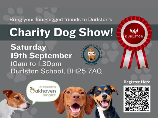 Durlston Charity Dog Show Raising Funds for Oakhaven Hospice