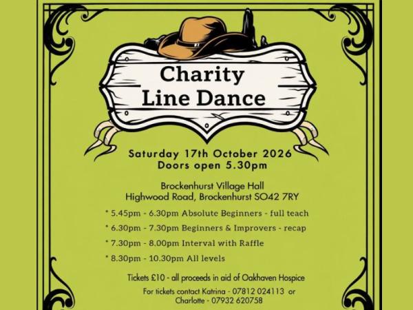 Line dancing poster