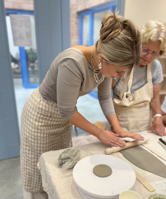 Pottery Workshop - Hand-built Vase Set