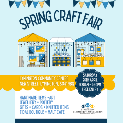 Spring Craft and Gift Fair at Lymington Community Centre